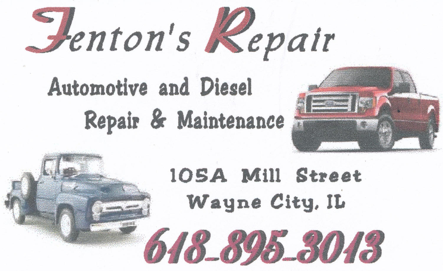 Fenton's Repair